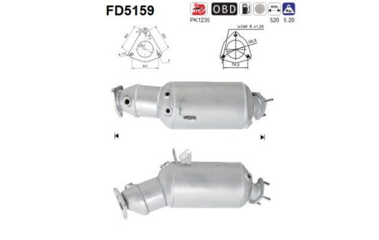 Particulate filter FD5159 AS