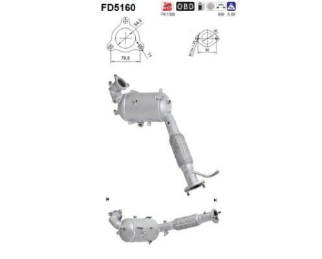 Particulate filter FD5160 AS