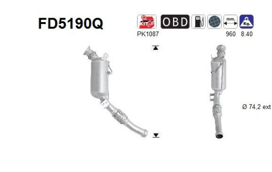Particulate filter FD5190Q AS