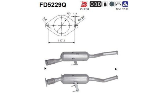 Particulate filter FD5229Q AS