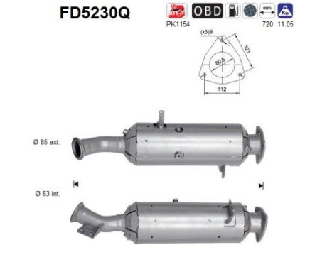 Particulate filter FD5230Q AS