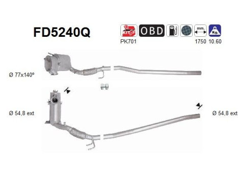 Particulate filter FD5240Q AS