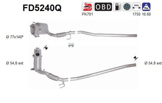 Particulate filter FD5240Q AS