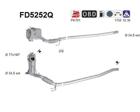 Particulate filter FD5252Q AS