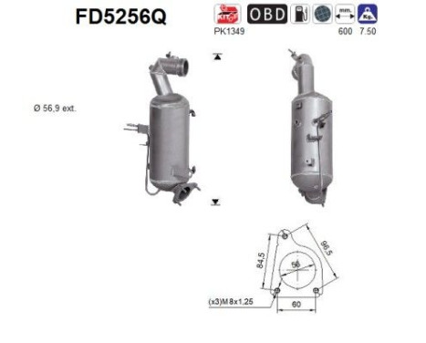 Particulate filter FD5256Q AS