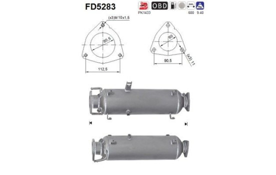 Particulate filter FD5283 AS