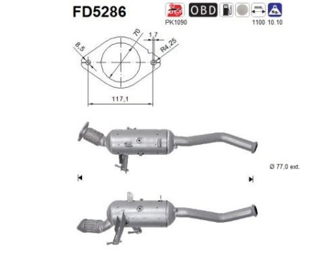 Particulate filter FD5286 AS