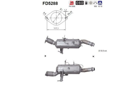Particulate filter FD5288 AS