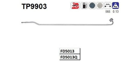 Pressure line TP9903 AS