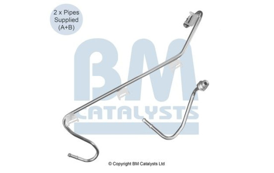 Pressure pipe, pressure sensor (particulate filter) PP11033C BM Catalysts