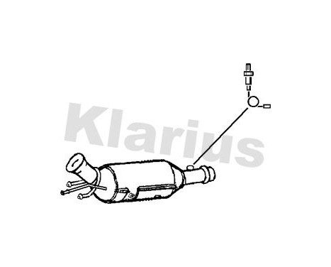 Soot/Particulate Filter, exhaust system 390106 Klarius