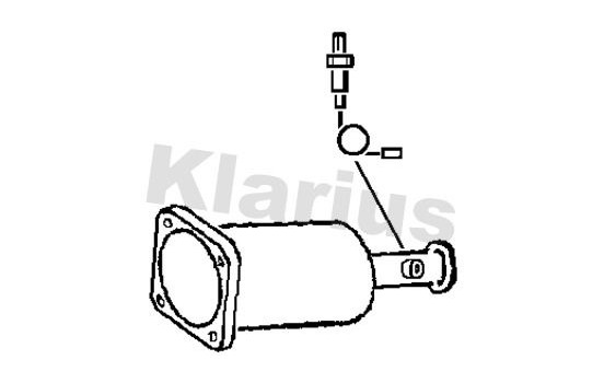 Soot/Particulate Filter, exhaust system 390110 Klarius