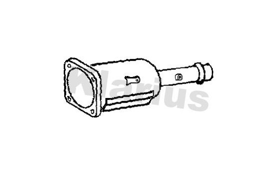 Soot/Particulate Filter, exhaust system 390121 Klarius