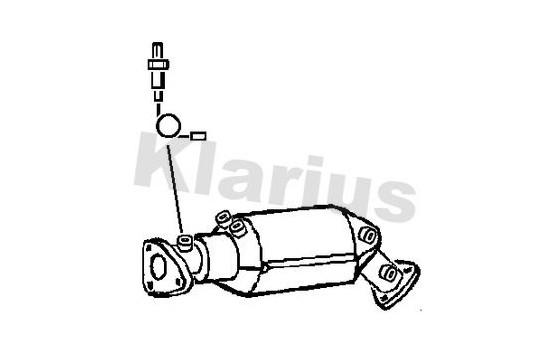 Soot/Particulate Filter, exhaust system 390227 Klarius