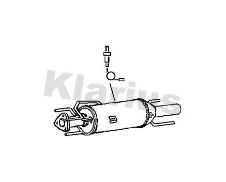 Soot/Particulate Filter, exhaust system 390248 Klarius