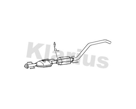 Soot/Particulate Filter, exhaust system 390250 Klarius