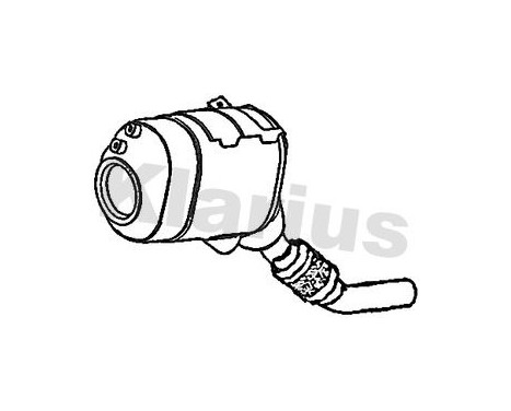 Soot/Particulate Filter, exhaust system 390258 Klarius