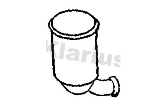 Soot/Particulate Filter, exhaust system 390283 Klarius, Image 2