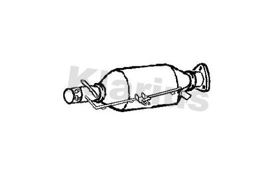 Soot/Particulate Filter, exhaust system 390303 Klarius, Image 2