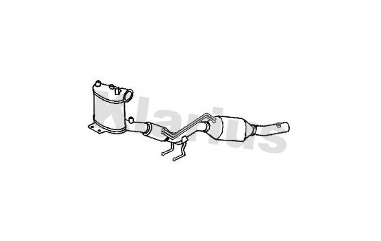 Soot/Particulate Filter, exhaust system 390399 Klarius, Image 2