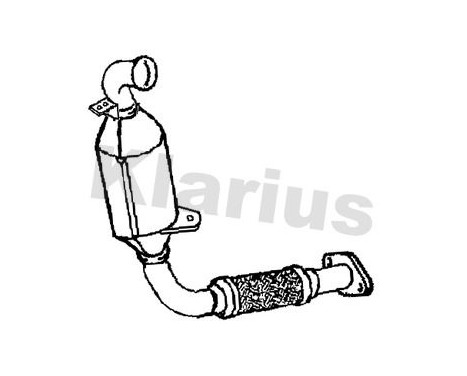 Soot/Particulate Filter, exhaust system 390446 Klarius, Image 2