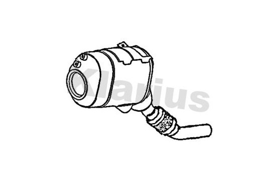 Soot/Particulate Filter, exhaust system 390485 Klarius, Image 2