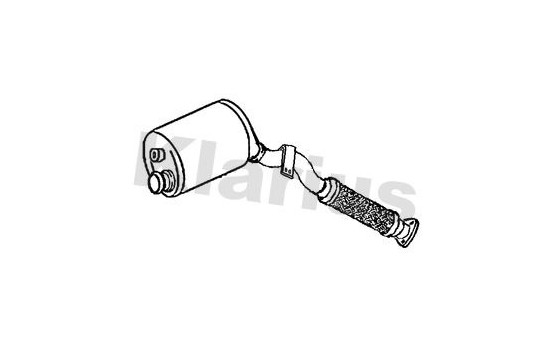 Soot/Particulate Filter, exhaust system 390502 Klarius, Image 2
