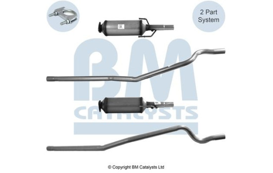 Soot/Particulate Filter, exhaust system BM11019 BM Catalysts, Image 2