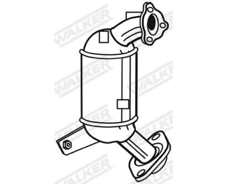 Soot/Particulate Filter, exhaust system EVO C 73038 Walker, Image 5