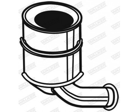 Soot/Particulate Filter, exhaust system EVO C 73072 Walker, Image 5