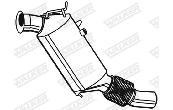 Soot/Particulate Filter, exhaust system EVO C 73190 Walker, Image 4