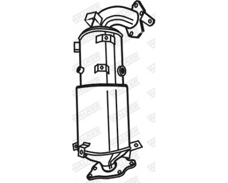 Soot/Particulate Filter, exhaust system EVO C 73272 Walker