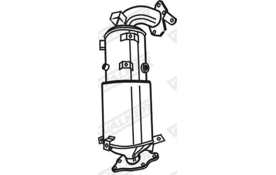 Soot/Particulate Filter, exhaust system EVO C 73272 Walker