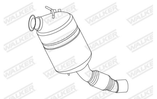 Soot/Particulate Filter, exhaust system EVO C 73382 Walker