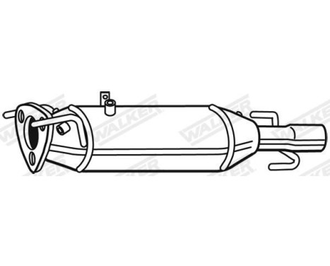 Soot/Particulate Filter, exhaust system EVO S 93149 Walker, Image 4