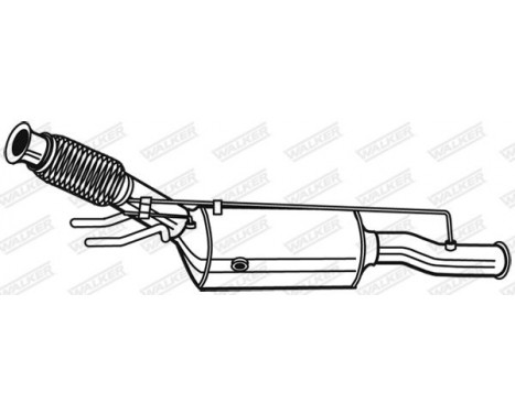 Soot/Particulate Filter, exhaust system EVO S 93171 Walker, Image 5