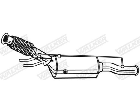 Soot/Particulate Filter, exhaust system EVO S 93171 Walker, Image 4