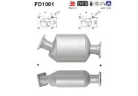 Soot/Particulate Filter, exhaust system FD1001 AS
