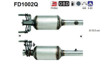 Soot/Particulate Filter, exhaust system FD1002Q AS