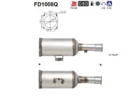 Soot/Particulate Filter, exhaust system FD1008Q AS