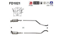 Soot/Particulate Filter, exhaust system FD1021 AS
