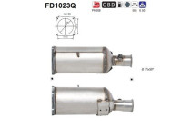 Soot/Particulate Filter, exhaust system FD1023Q AS