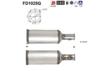 Soot/Particulate Filter, exhaust system FD1025Q AS
