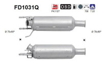Soot/Particulate Filter, exhaust system FD1031Q AS