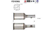 Soot/Particulate Filter, exhaust system FD1036Q AS