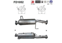Soot/Particulate Filter, exhaust system FD1052 AS