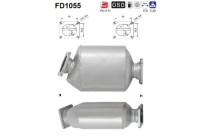 Soot/Particulate Filter, exhaust system FD1055 AS