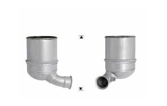 Soot/Particulate Filter, exhaust system FD1057 AS
