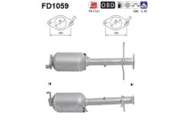 Soot/Particulate Filter, exhaust system FD1059 AS