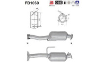 Soot/Particulate Filter, exhaust system FD1060 AS